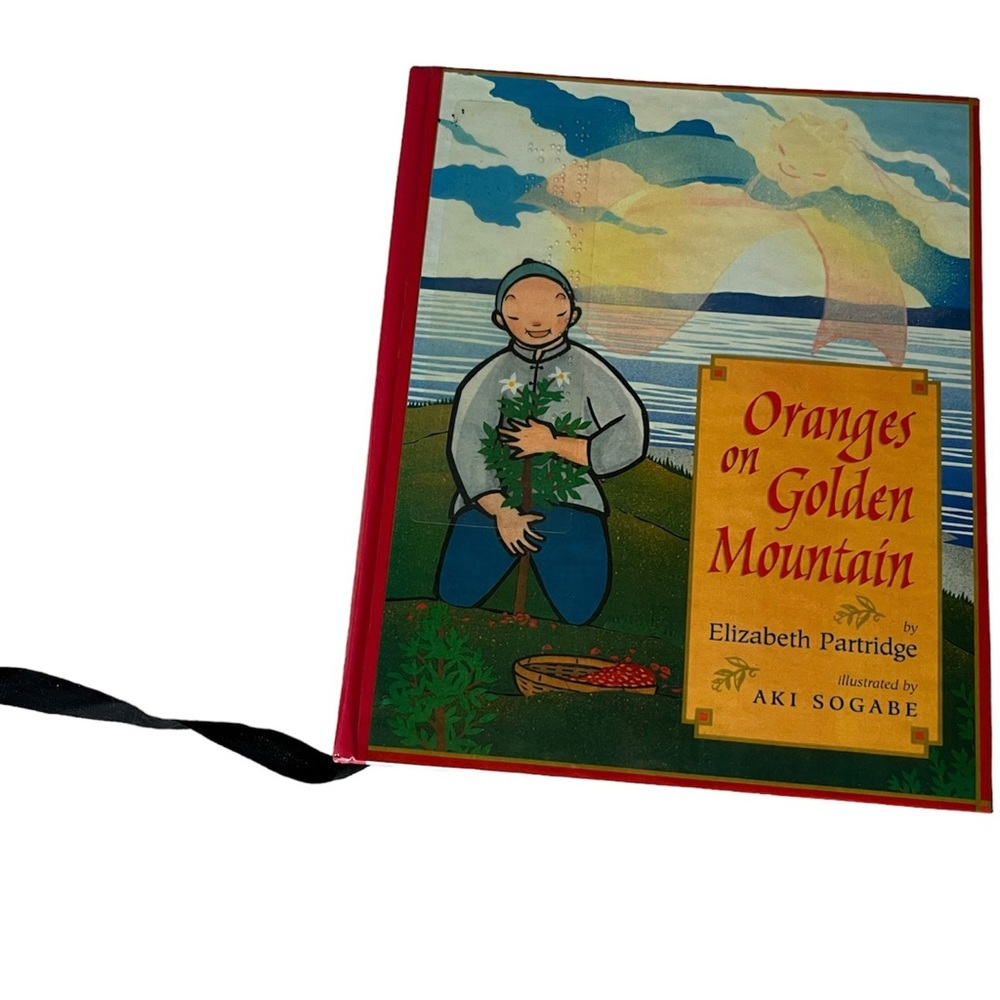 Braille (and print) Book: Orange on Golden Mountain